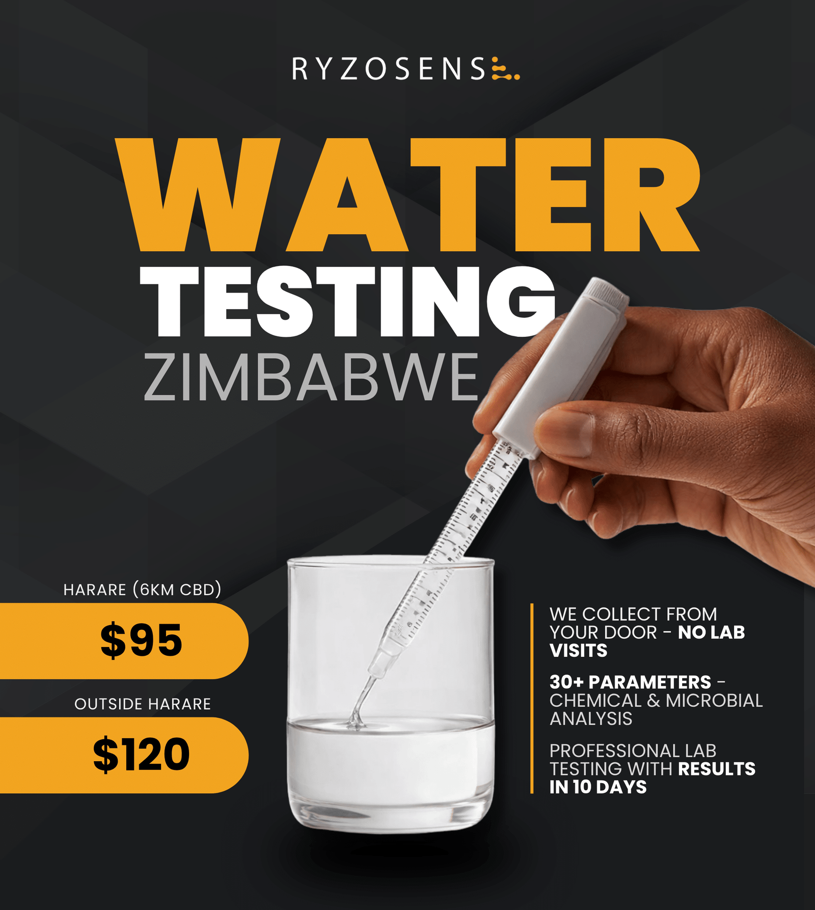 Ryzosens Water Testing Harare Ryzosens Water Testing Harare